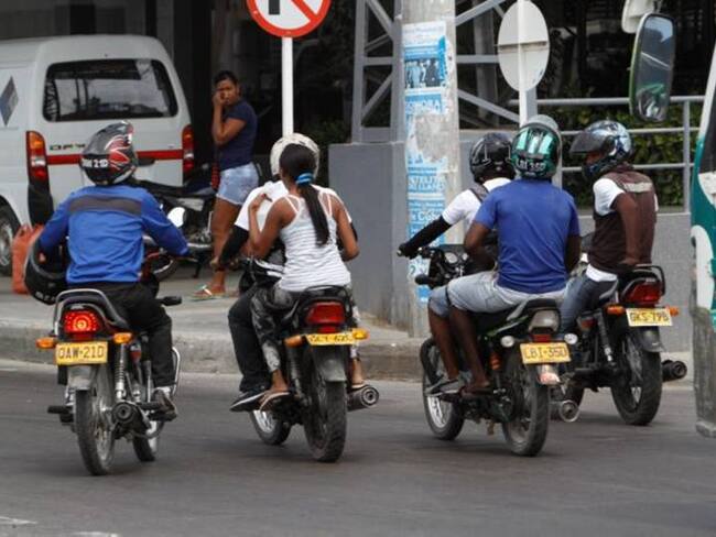 Ampliarán, a más barrios, prohibición de parrillero en moto en Cartagena