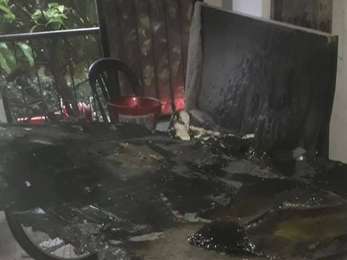 Un rayo generó un incendio en una casa de Ibagué