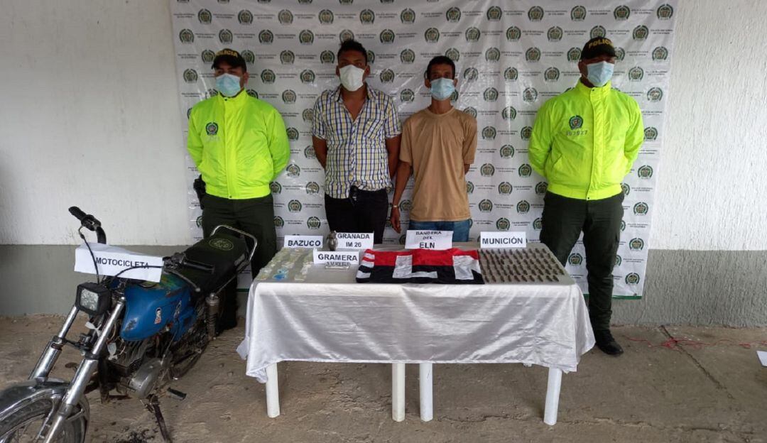 Los capturados por las autoridades