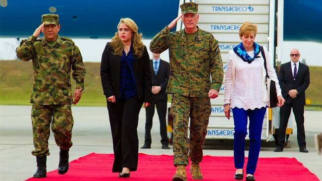 General Joseph Dunford, Comandante General de las Fuerzas Militares de Estados Unidos. Foto: Cortesía/ Imagen suministrada Fuerzas Militares.