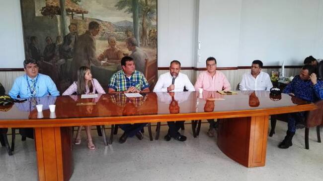 Autoridades del municipio y de la cárcel modelo de Cúcuta