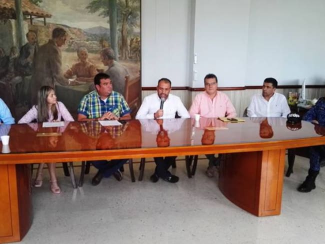 Autoridades del municipio y de la cárcel modelo de Cúcuta
