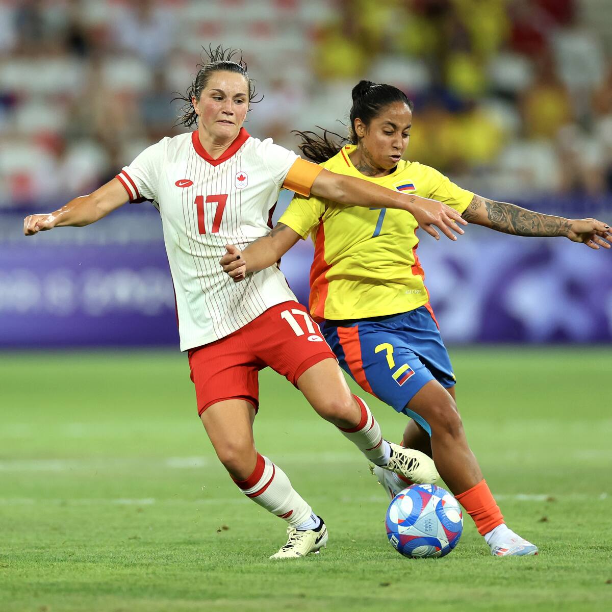 La Selección Colombia femenina cae ante Canadá, pero hace historia en los Juegos Olímpicos