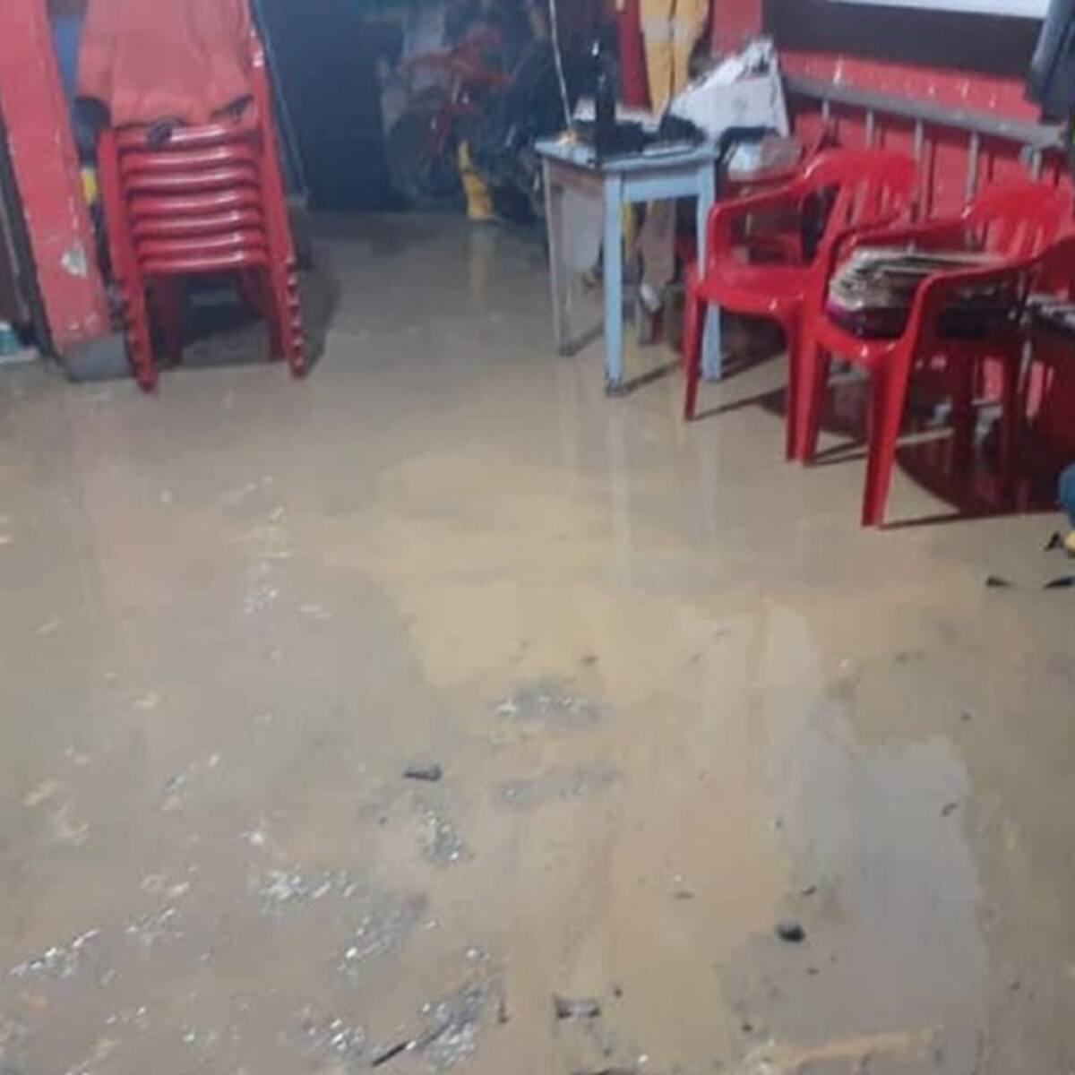 Por fuertes lluvias, se presentaron inundaciones en Marmato, Caldas