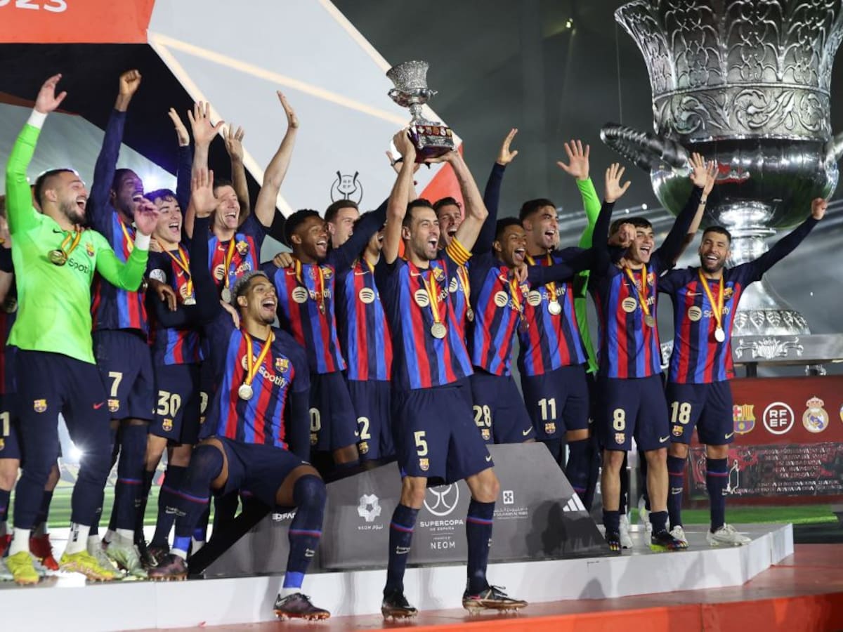 Supercopa de España: Barcelona venció al Real Madrid y cortó sequía de títulos