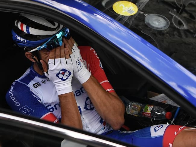 Thibaut Pinot le dice adiós al Tour de Francia 2019