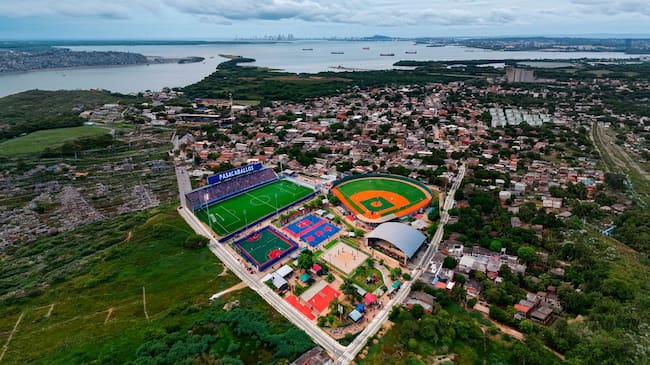 Así quedará el complejo deportivo y cultural. // Alcaldía de Cartagena