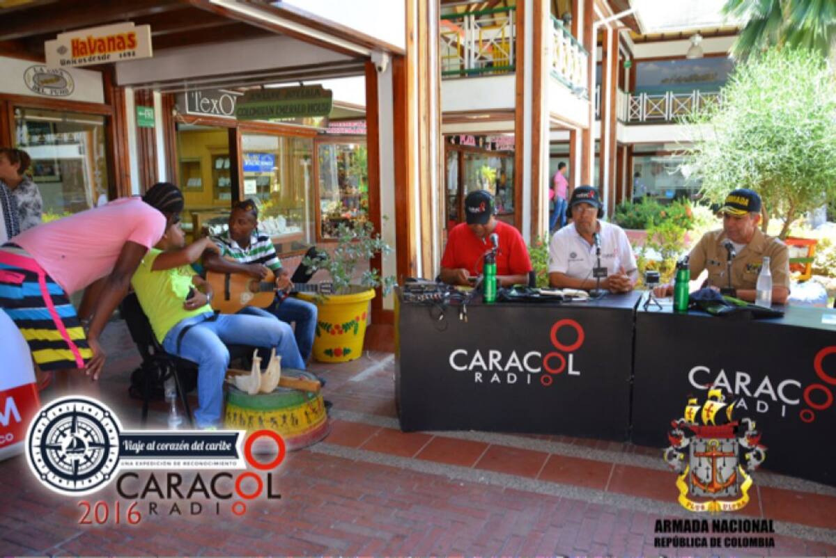 Caracol Radio con los sanandresanos