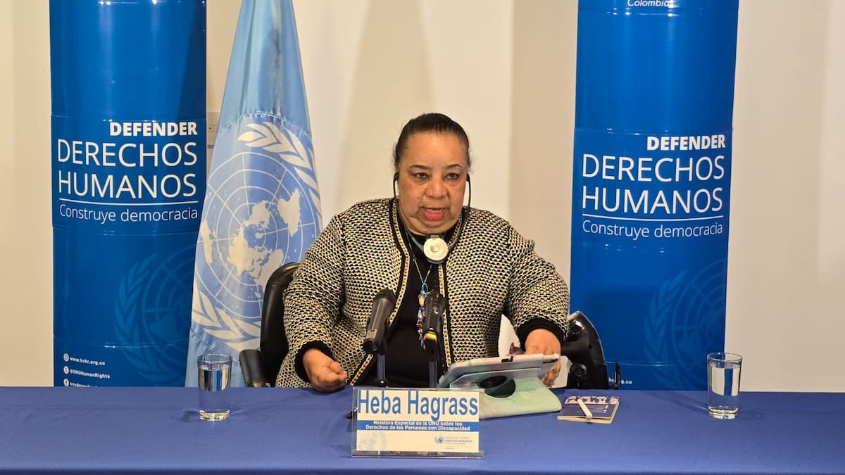Relatora de la ONU urge al Estado colombiano a garantizar derechos de personas con discapacidad