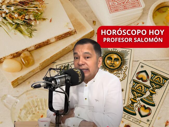 Horóscopo de HOY, profesor Salomón: Libra y Sagitario, aléjense de personas envidiosas y negativas. Imagen de fondo de Canva