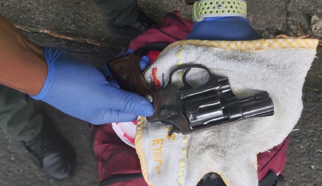 Arma de fuego incautada