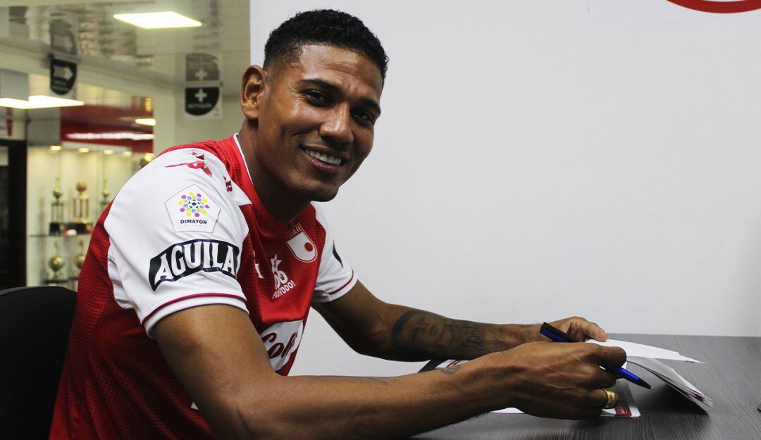 Alex Mejía, nuevo jugador de Independiente Santa Fe