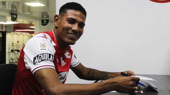 Alex Mejía, nuevo jugador de Independiente Santa Fe