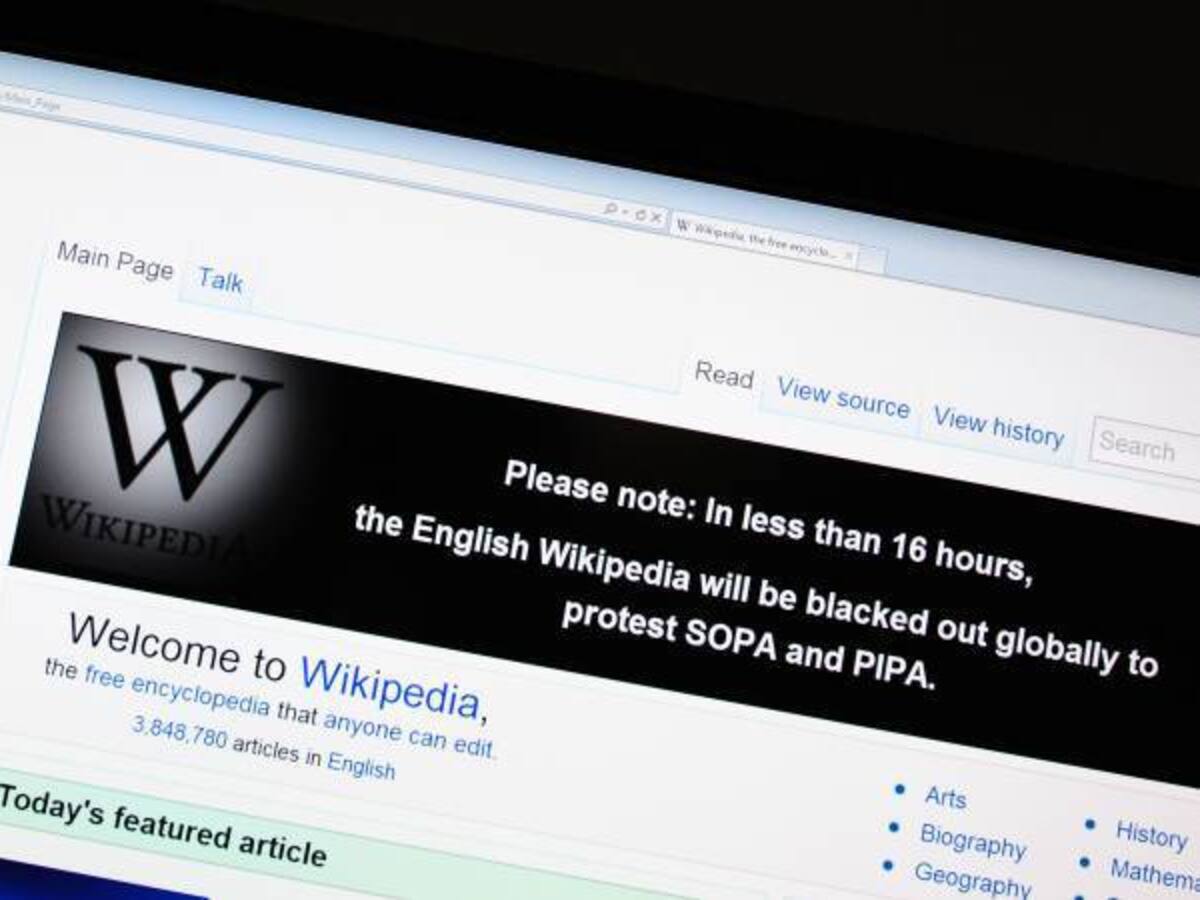 Wikipedia sobrevivió al intento de bloqueo