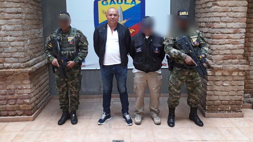 Capturan a ‘Sixto’, cabecilla logístico de organización narcotraficante. Foto: Cortesía Ejército