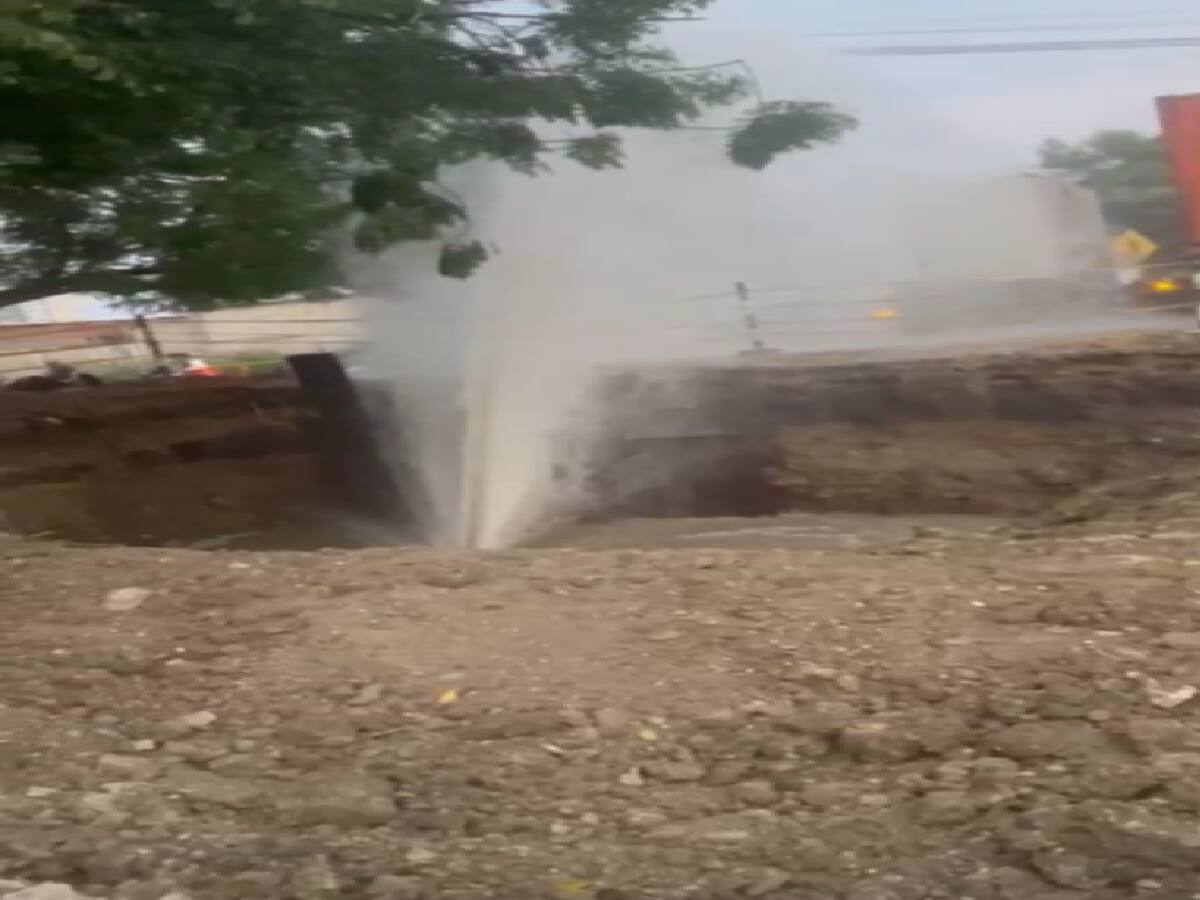 Aguas de Cartagena confirmó que rotura de tubería solo deja sin servicio a Urb. Santa Clara