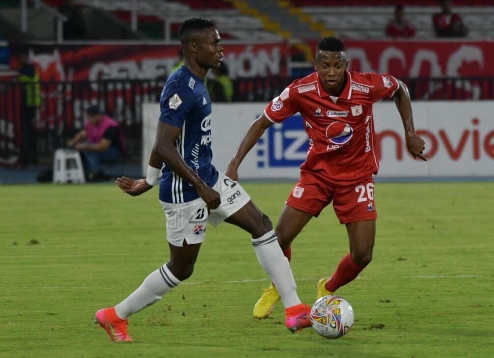 Medellín vs. América en la Liga de Colombia.