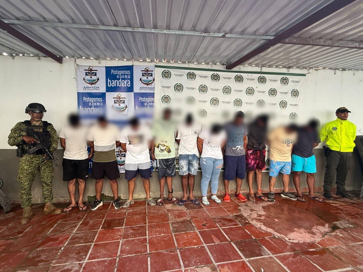 Caen 10 presuntos integrantes del Clan del Golfo por sicariatos y extorsiones en Bolívar