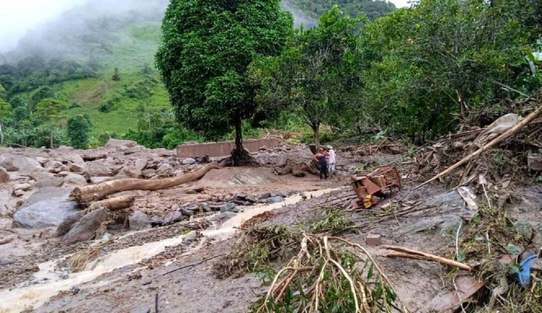 En la zona una avalancha afectó varias viviendas