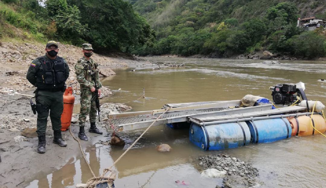 Operativo contra la minería ilegal