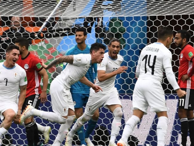 Giménez le da los 3 primeros puntos a Uruguay en Rusia 2018