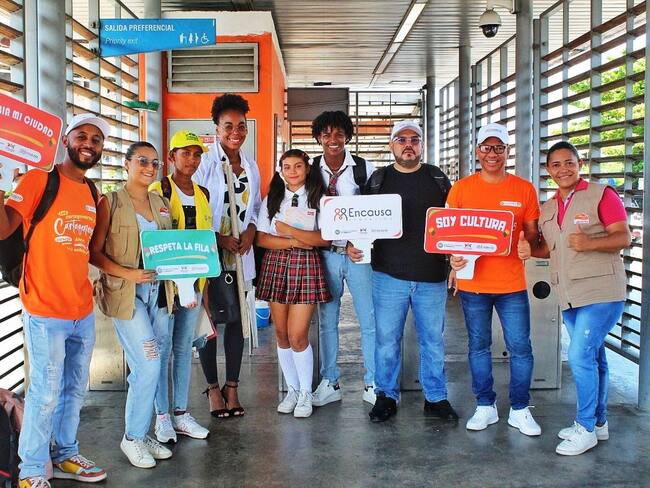 Implementación de laboratorios de cultura ciudadana en estaciones de Transcaribe