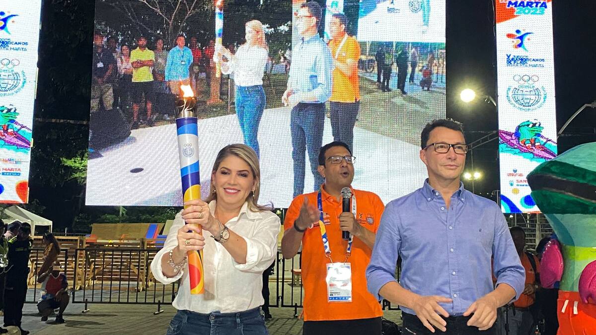 Santa Marta recibió el fuego de los V Juegos Suramericanos 2023