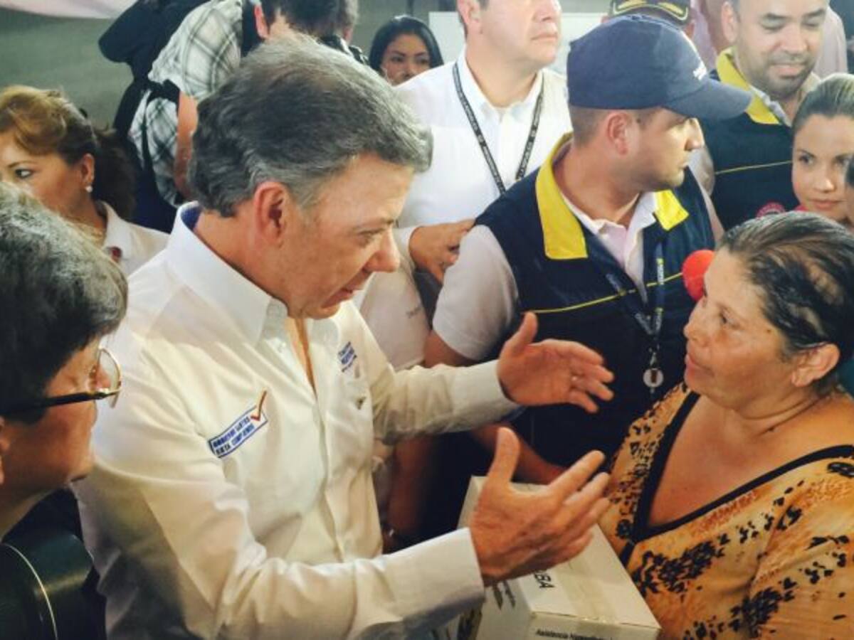 Presidente Santos llega a Cúcuta a analizar crisis fronteriza