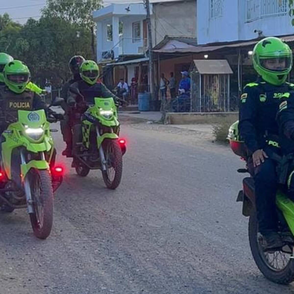 Nueve capturados, armas y droga incautadas por parte de la Policía de Bolívar