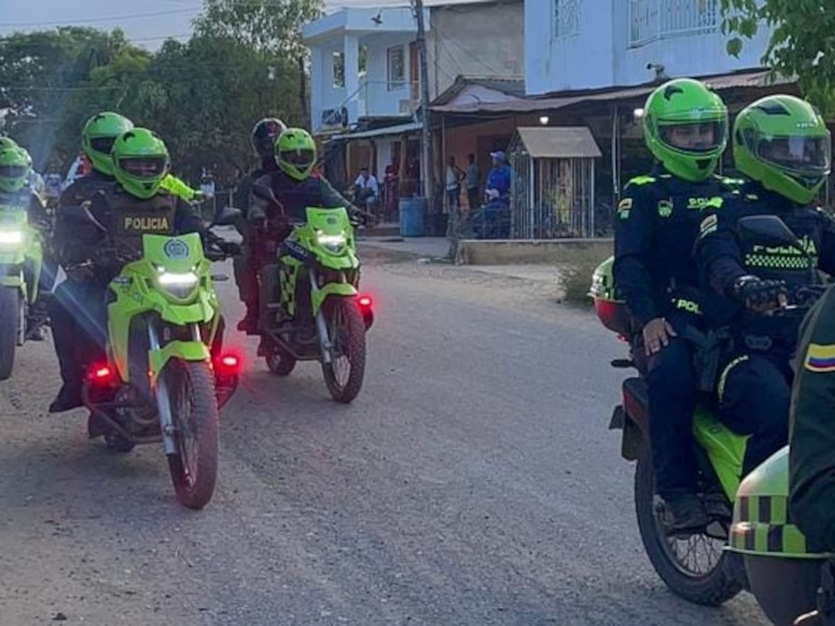 Nueve capturados, armas y droga incautadas por parte de la Policía de Bolívar