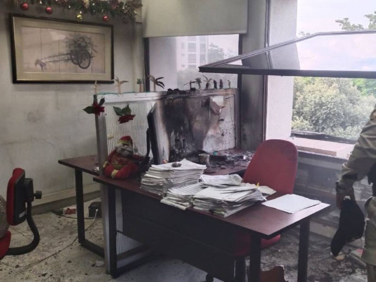 Incendio en sede de postgrados de la USCO