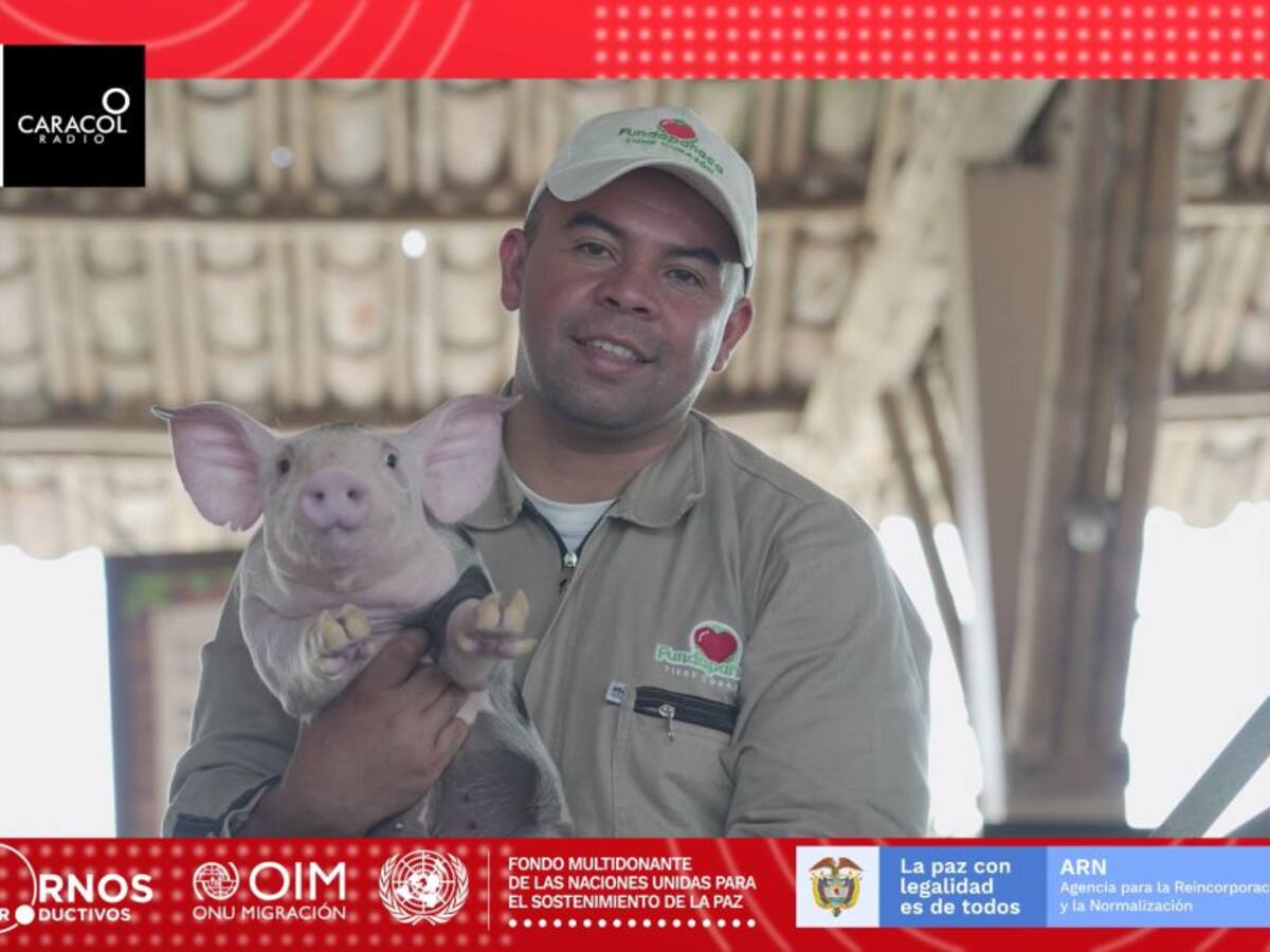 Usiel Rincón dejó las armas para desarrollar un proyecto productivo