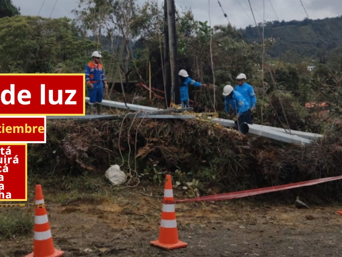 Cortes de luz en Bogotá y municipios aledaños este 23 de septiembre: horarios y barrios afectados