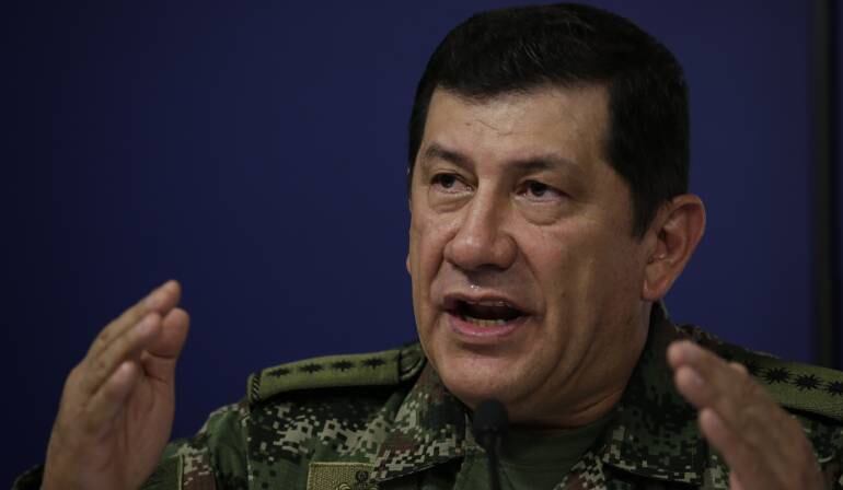  El general Juan Pablo Rodríguez, comandante de las Fuerzas Militares