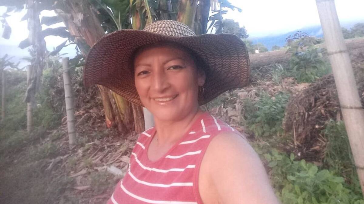 Cristina del sector rural de la ciudad exaltó el trabajo que realiza en el campo junto a su familia