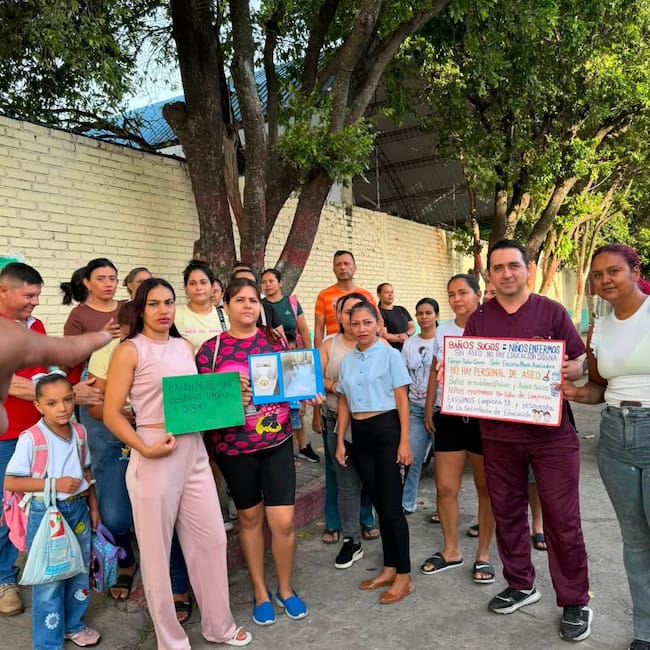 3.500 estudiantes afectados por falta de aseo y vigilancia en colegios de Cúcuta. / Foto: Cortesía.