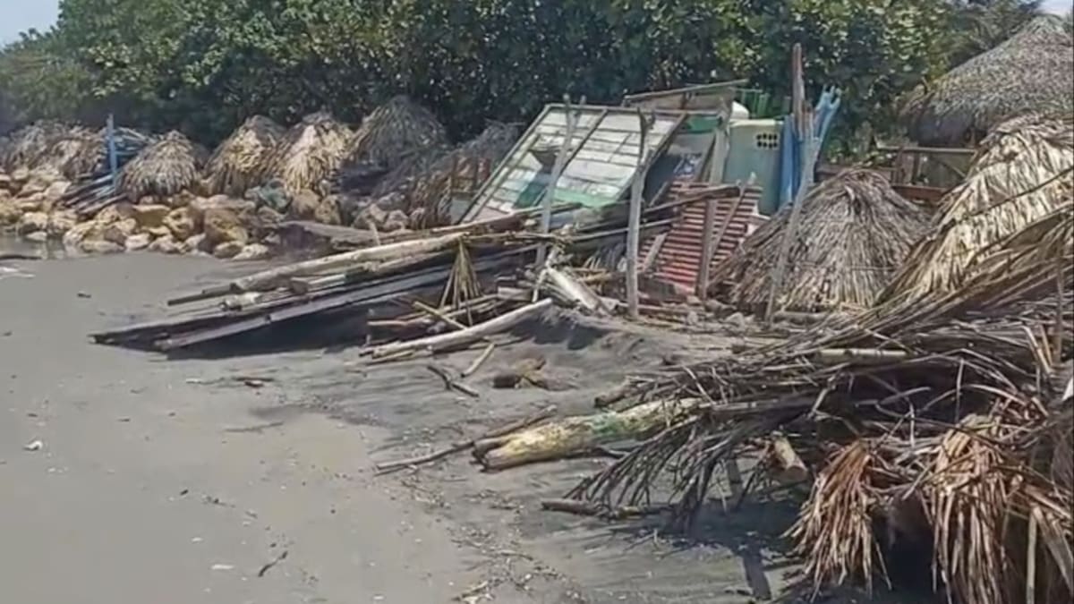 Alto oleaje causa afectaciones en playas de Puerto Colombia: la Dimar implementa restricciones