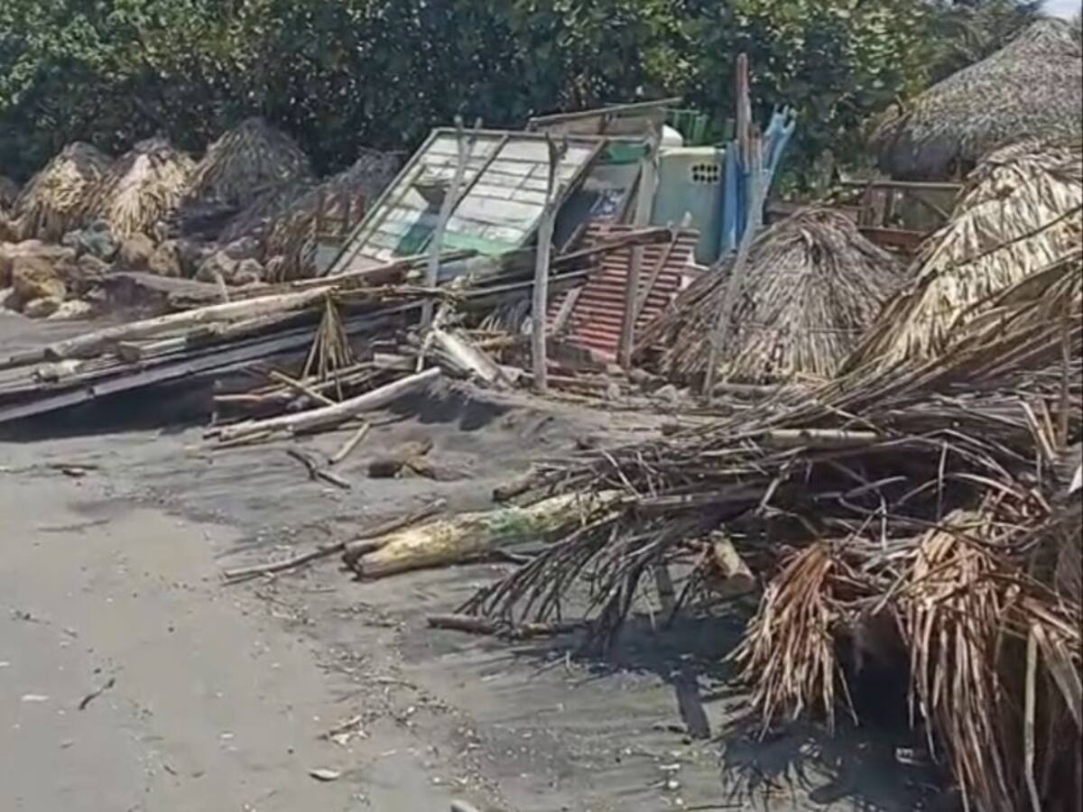Alto oleaje causa afectaciones en playas de Puerto Colombia: la Dimar implementa restricciones