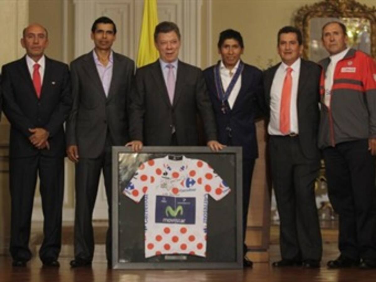 Nairo Quintana coronó otro gran premio: La cruz de Boyacá
