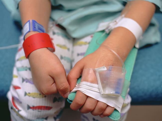 Niño en el hospital, imagen de referencia. Getty Images