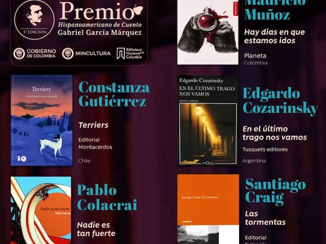 Los cinco finalistas al Premio Hispanoamericano de Cuento 2018