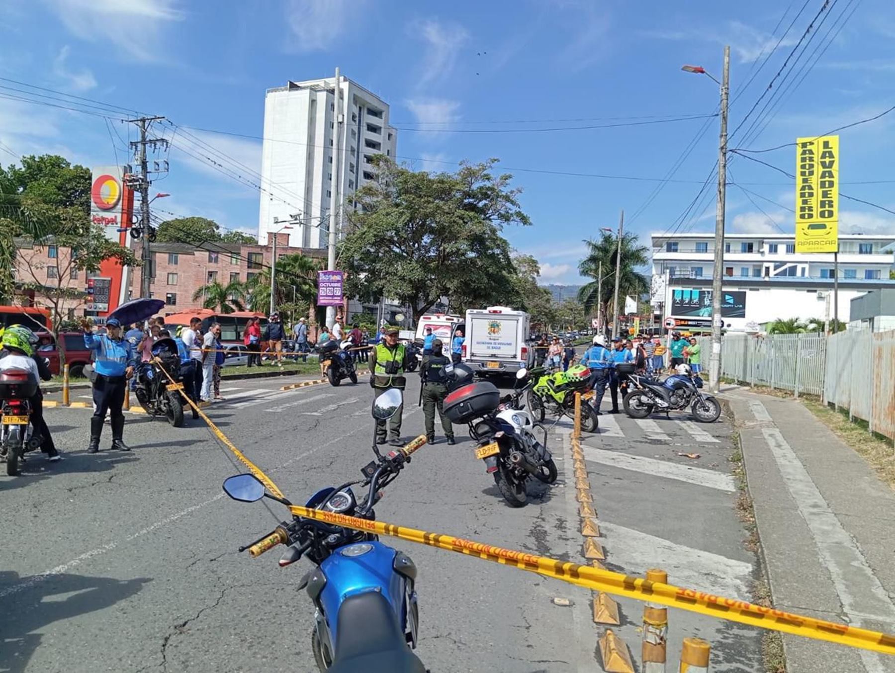 Accidente de tránsito en la calle 60