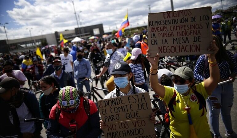¿Qué significa para el país regular la protesta? . Foto: Colprensa