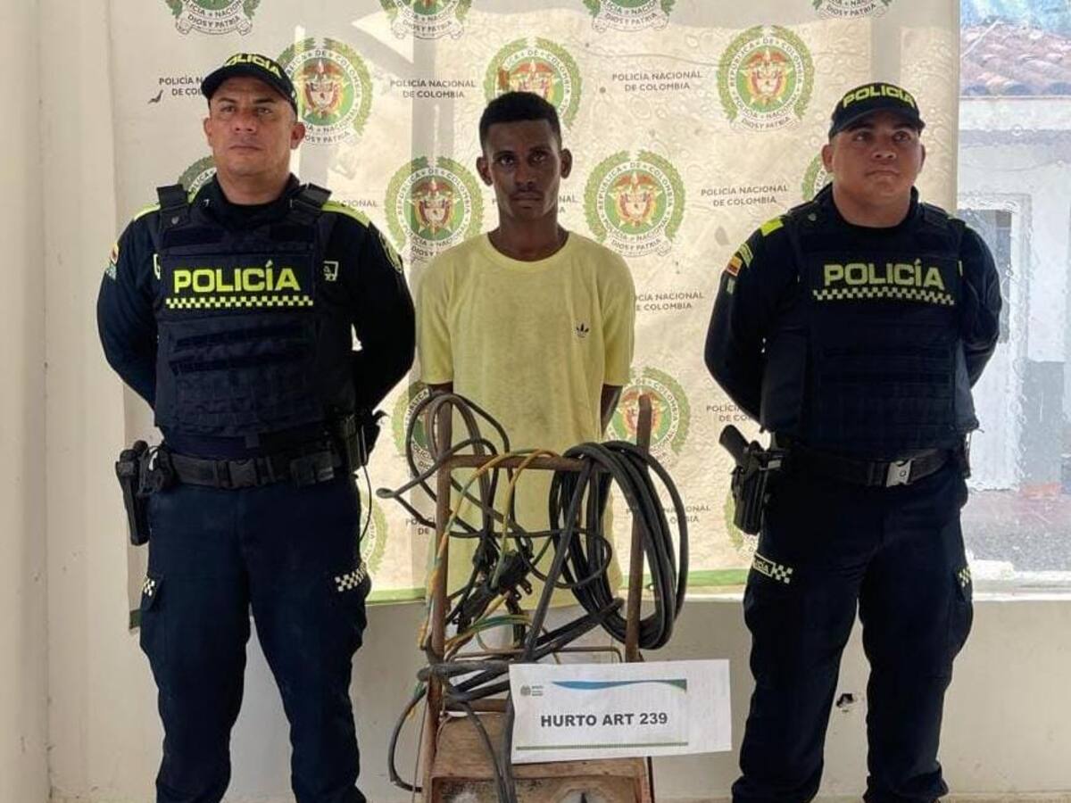 Cayó ‘El Alka Seltzer’ en Bolívar: hacía trabajos de soldadura con una máquina hurtada