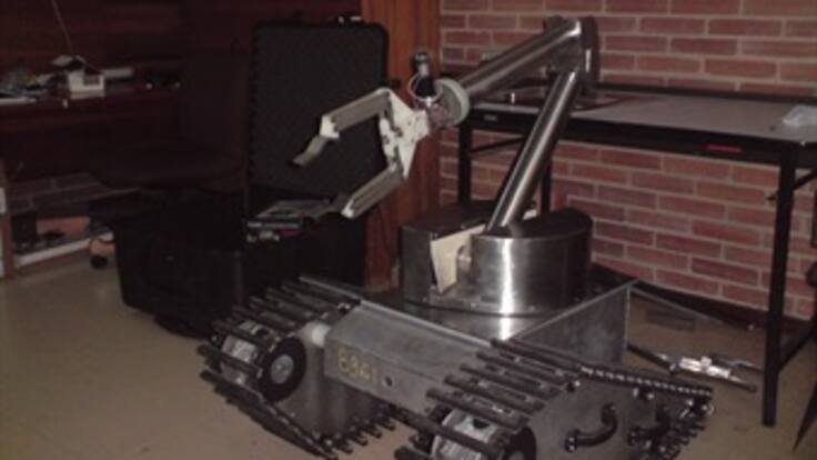 Fue presentado “Arcadio”, el robot colombiano para la desactivación de minas antipersona