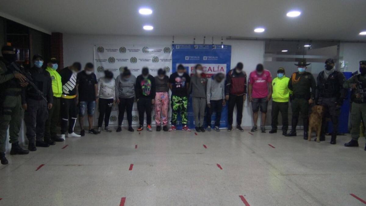 Desarticulan banda dedicada al tráfico de estupefacientes en Dosquebradas
