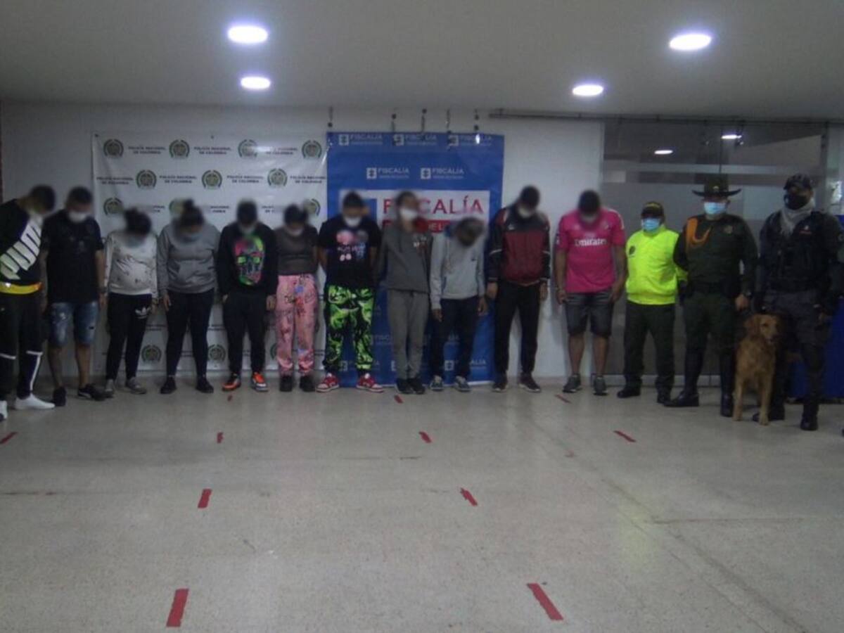 Desarticulan banda dedicada al tráfico de estupefacientes en Dosquebradas