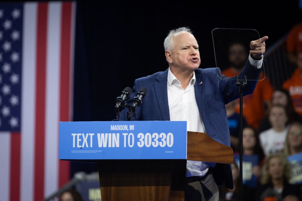 Tim Walz, candidato a la vicepresidencia de Kamala Harris/ Getty Iamges