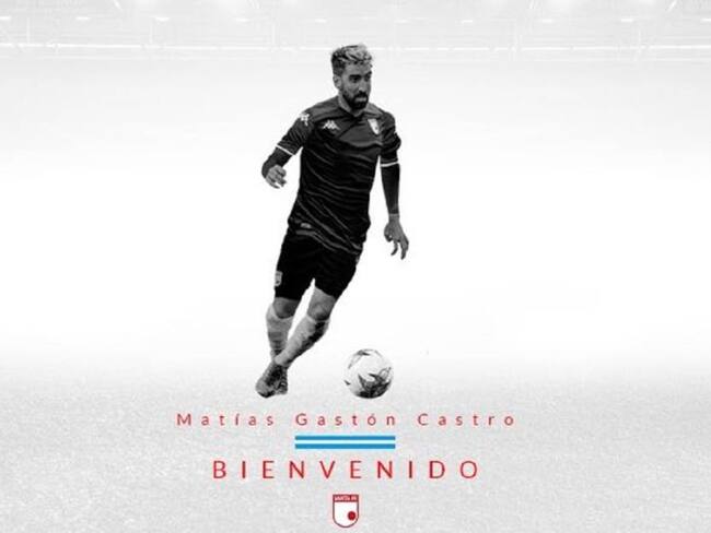 Matías Gastón Castro, nuevo jugador de Independiente Santa Fe.