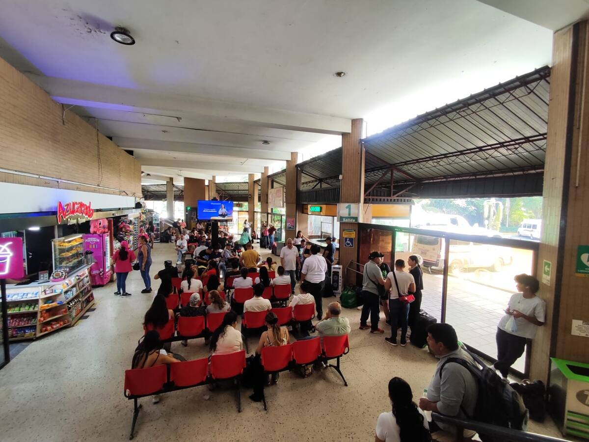 Se espera la movilización de 8.000 pasajeros en la Terminal de Transportes de Bucaramanga